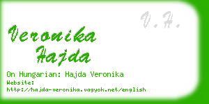 veronika hajda business card